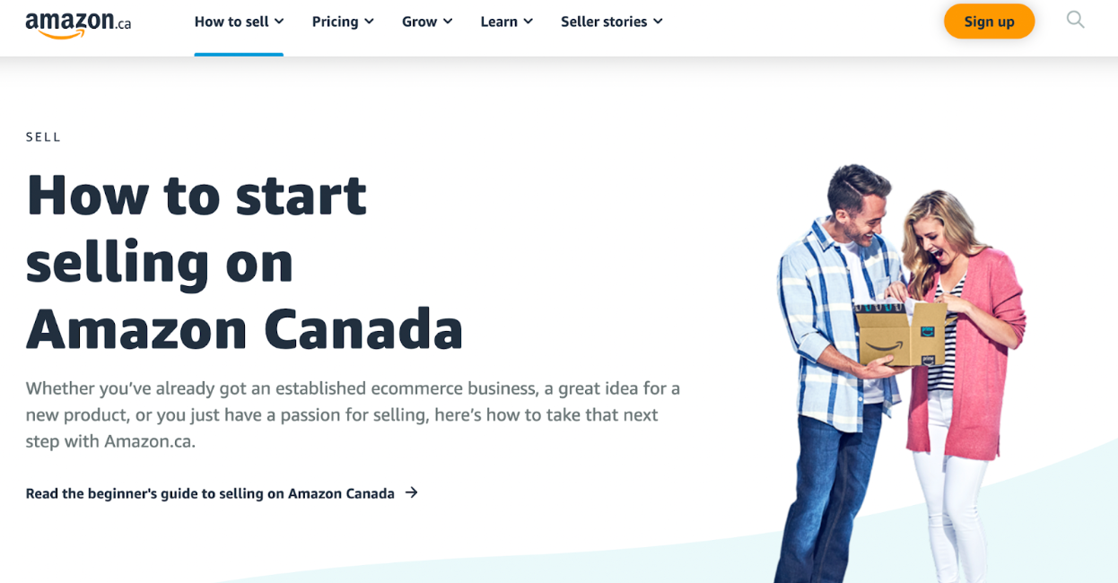 Seller Account -  Canada