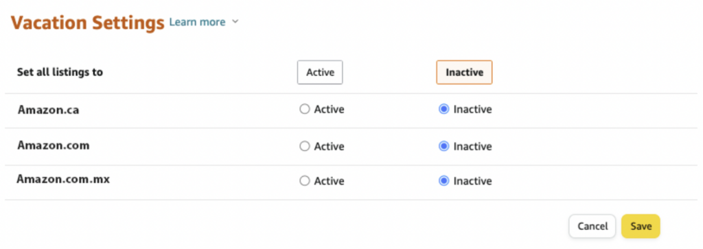 How To Use Amazon Seller Vacation Mode In 2024 Jungle Scout